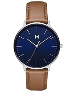 Slim Analog Men's Watch with Blue Dial