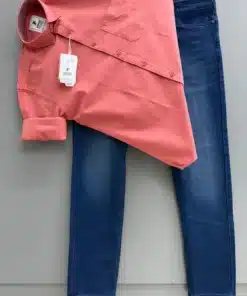 Trendy Oxford Shirt & Rugged Denim Jeans
