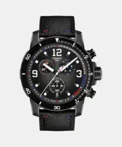 Supersport NBA Special Edition Men Quartz Black Dial Chronograph Leather Watch