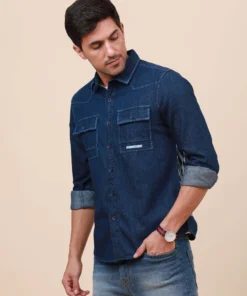 Indigo Frontier Classic Denim Shirt