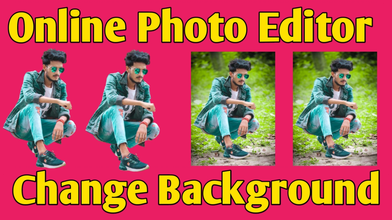 Use Online Photo Editor to Change Background of Photo