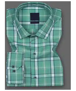 Premium Giza Cotton Shirt in Surfie Green