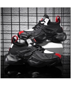 Sporty Mesh Elevated Athletic Sneakers for Men