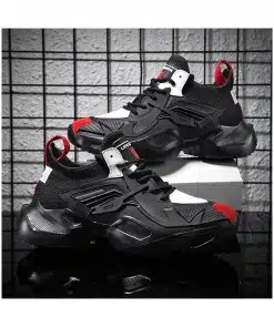 Sporty Mesh Elevated Athletic Sneakers for Men