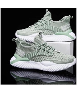 Korean Style Men's Fashion Woven Sneakers