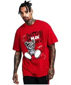 Men's Oversized Cottonblend Half Sleeve