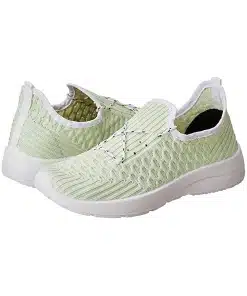 Women's Mint Green Running Shoes with Rubber Sole