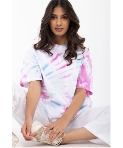 Cotton Candy Skies Marble Wash Tshirt