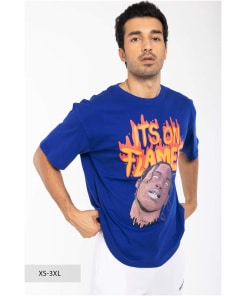 Oversized T-shirt with La Flame Flair