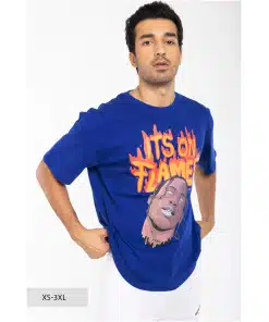 Oversized T-shirt with La Flame Flair