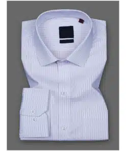 Off-White with Jade Black Premium Cotton Shirt for Men