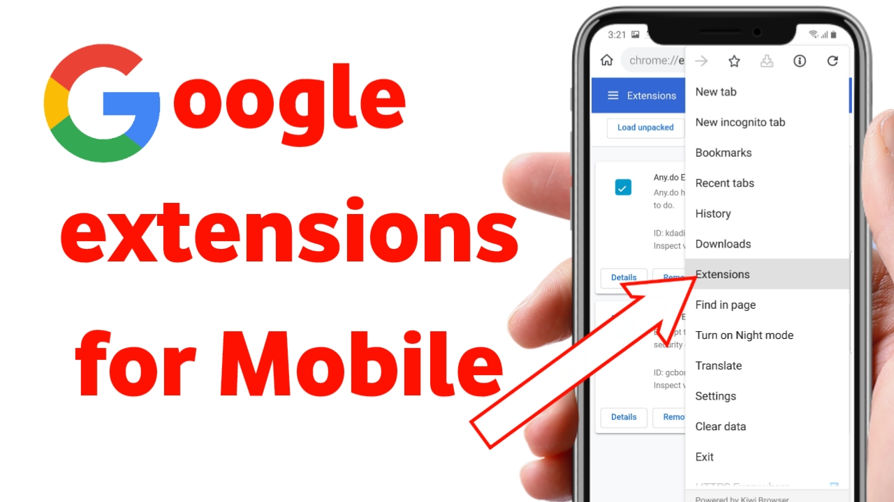 Google extensions for mobile
