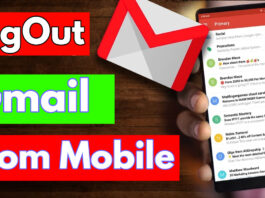 Logout Gmail From Mobile