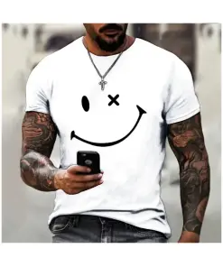 Men's Loose Short Sleeve Tops T-Shirts for Street-Ready Fashion