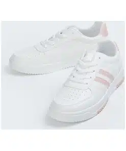 Women Perforated Lace-Up Casual Shoes