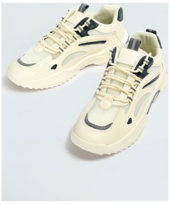 Men Mesh Panel Sports Shoes