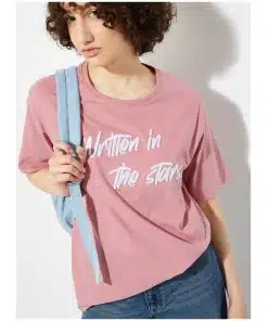 Women Oversized Embroidered T-shirt