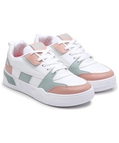 ASIAN Women's Paradise-01 White Casual Sneaker Shoes