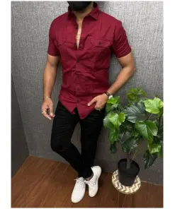 Half Sleeve Shirt & Jeans Combo For Men
