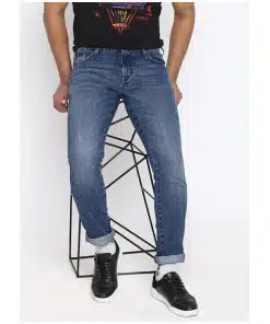 Men Skanders Indigo Vintage Slim Fit Jeans