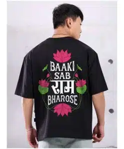 Baaki Sab Ram Bharose Oversized T-shirt for Men