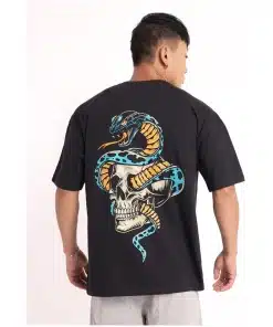Dragon Printed Oversized T-shirt for Men