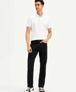 Classic Fit 513 Slim Straight Jeans – Black Denim