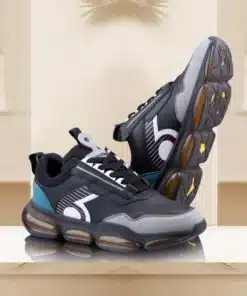 Men’s Hyper Airsole Black Sneakers for Maximum Comfort