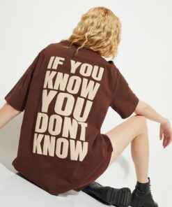 Women Back Printed T-shirt