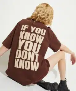 Women Back Printed T-shirt