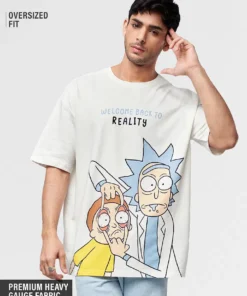 Rick and Morty Reality Oversized Graphic Tee
