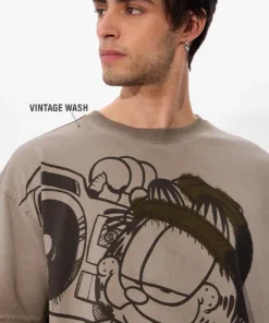 Garfield Beat It Oversized T-Shirts