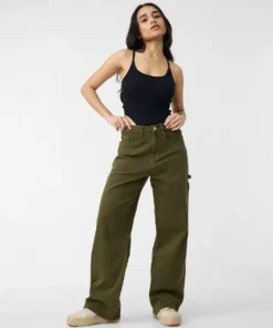 Olive (Straight Fit) Women Jeans