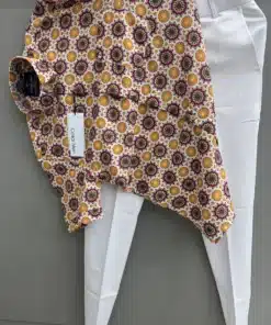 Casual Printed Shirt & Trouser Set for Men