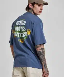 Dream Big Blue Oversized Fit T-Shirt