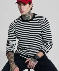 Black Stripes Slim Fit T-Shirt