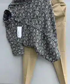 Elegant Half Sleeve Printed Shirt & Pants Combo