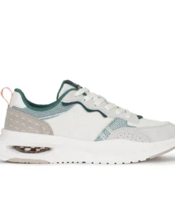 Men’s Grey and Green Performance Sports Shoes