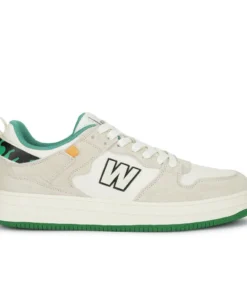 Stylish Men’s White and Grey Casual Sneakers