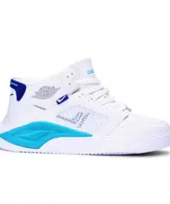 Men’s Casual Sneakers in White and Sea Green