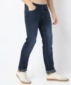 Full-Length Classic Straight Fit Jeans – Adv XXII Knitted Denim