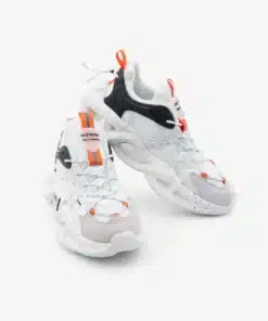 Designer White Chunky Sole Sneakers for Premium Style