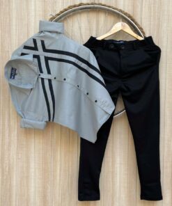 Smart Fit Cotton Shirt & Lycra Pant Set for Men