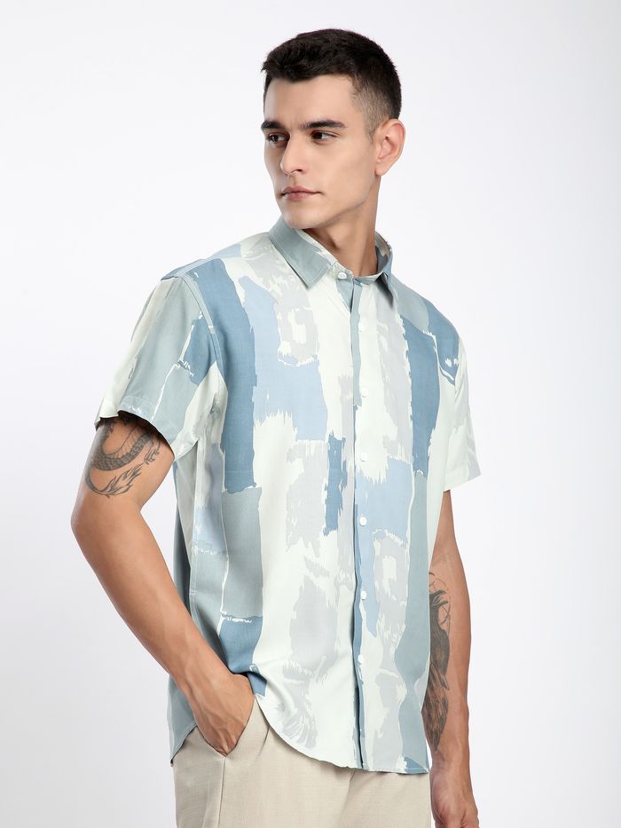 blue_brush_stroke_half_sleeve_viscose_shirt_side_view_04_01_2024_700x933