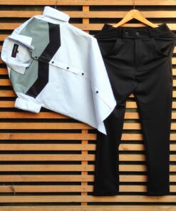 CK Cotton Shirt & Lycra Pant Combo for Men