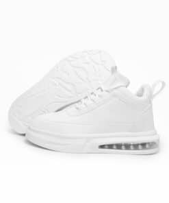 Minimalist White High-Top Sneakers for Men