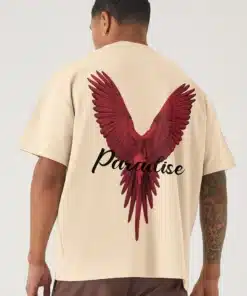 Paradise Men Oversized Printed T-Shirt