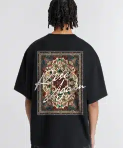 Rise Again Men Oversized Printed T-Shirt