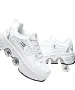 Automatic Deformation Roller Skates with Invisible Wheels for Adults