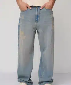 Calm Blue Men's Straight Fit Jeans